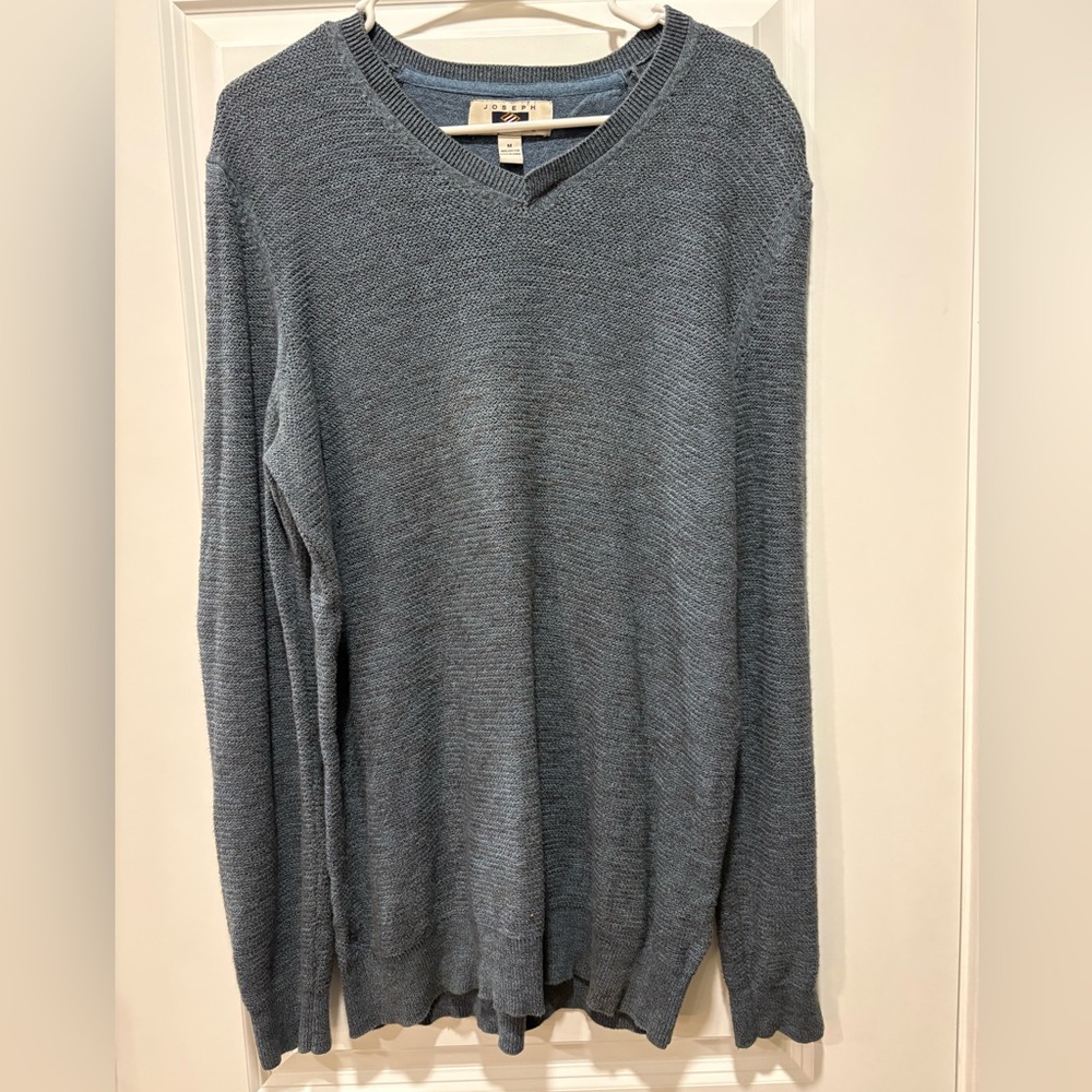Joseph Abboud Light Blue Men’s V-Neck Sweater
